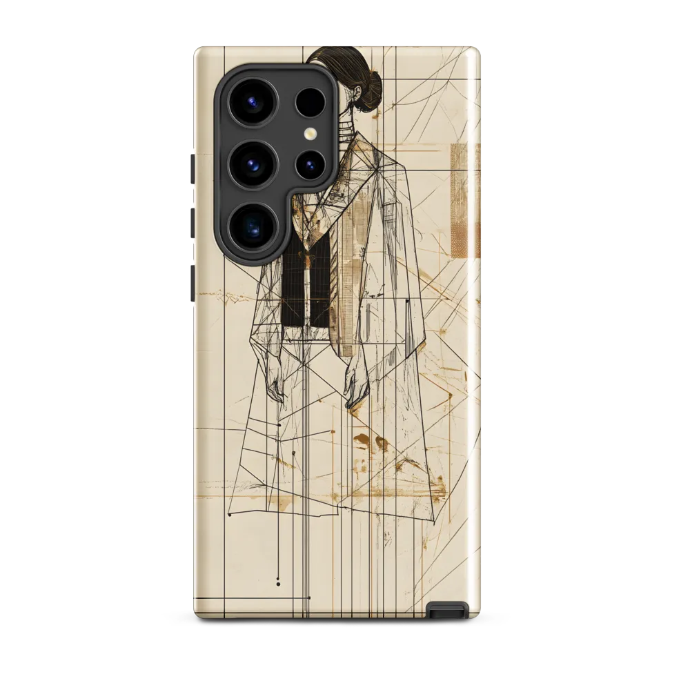 Elegance in Lines | Phone Case |  S24 Ultra | Tough Case | Glossy