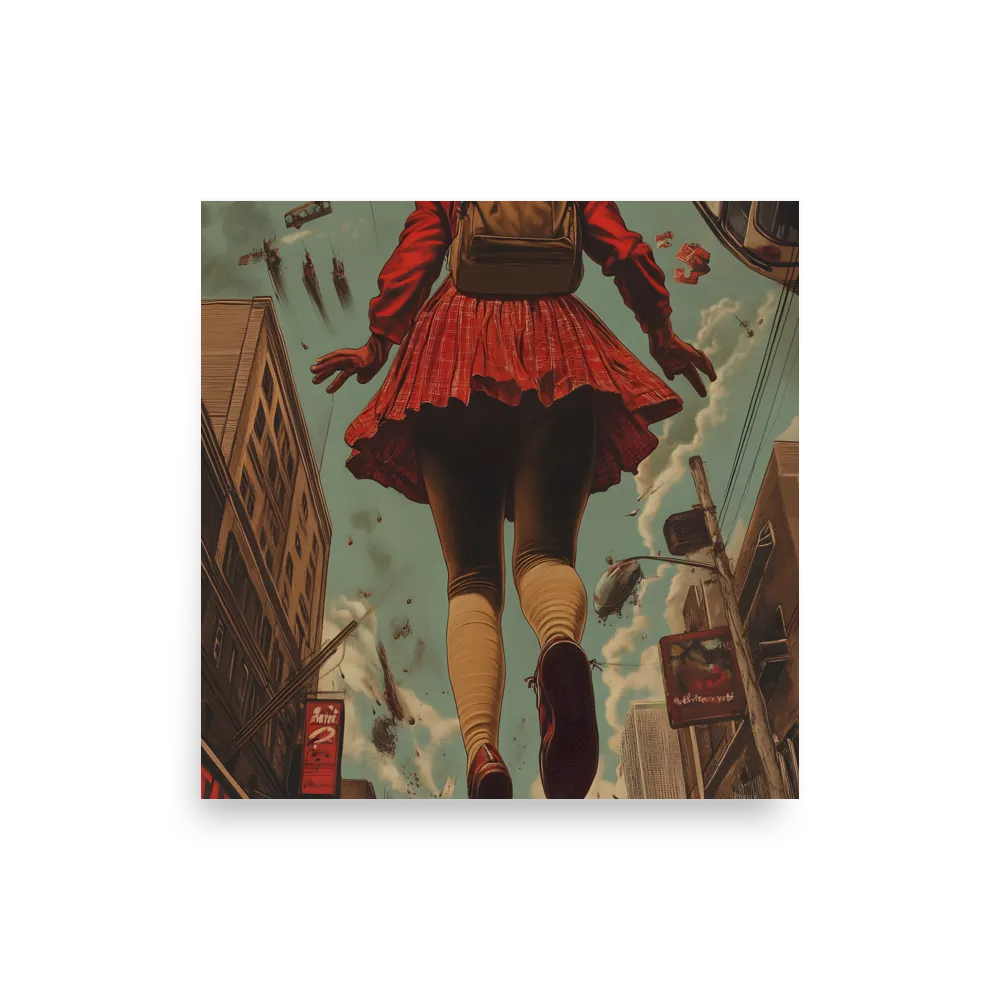 Flight of the Urban Dreamer | Poster | 14″×14″