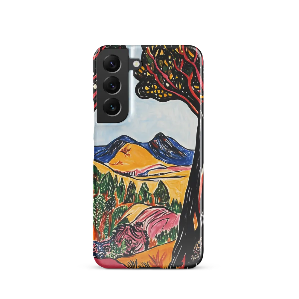 Vibrant Nature's Embrace | Phone Case |  S22 | Snap Case | Glossy