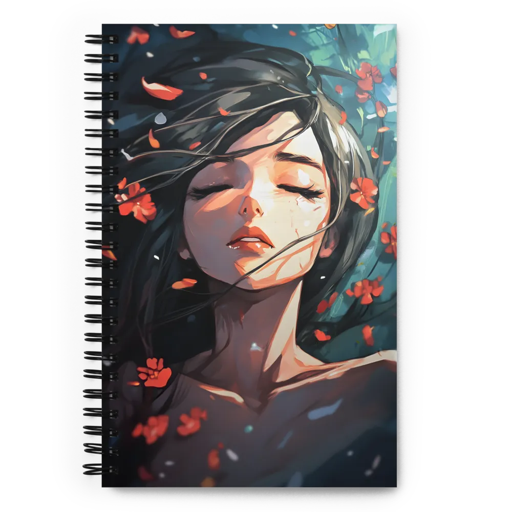 Whispers of Melancholy | Spiral Notebook