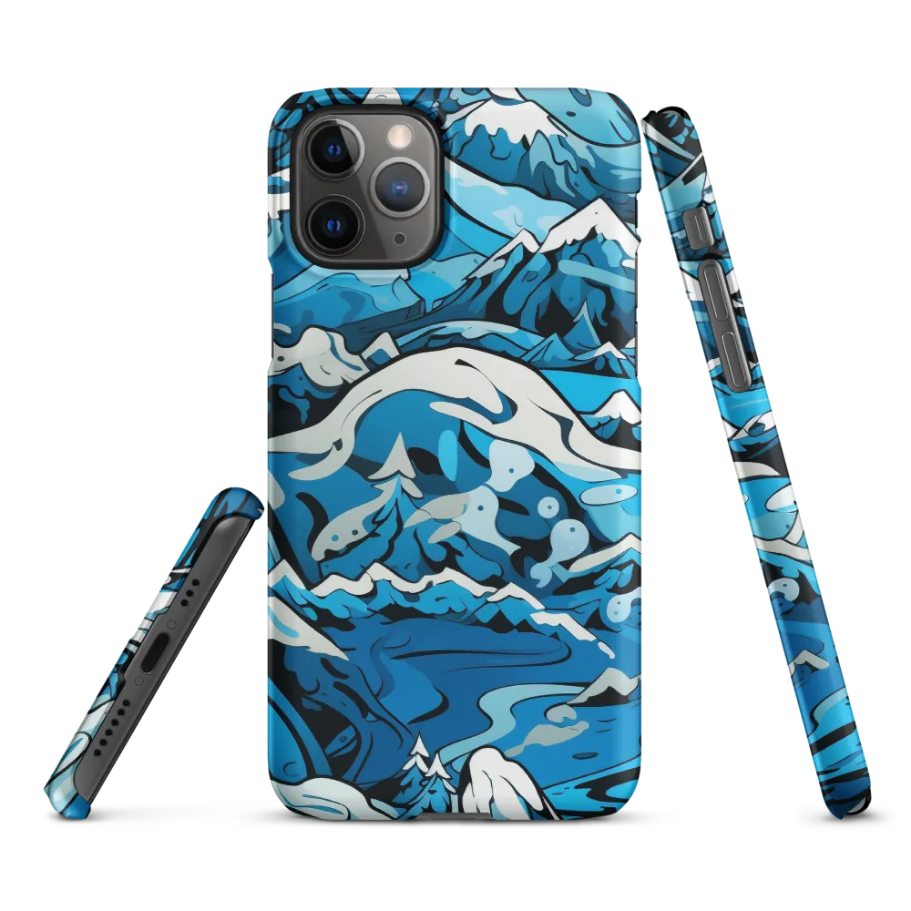 Frozen Harmony: A Blue Mountain Odyssey | Phone Case |  11 Pro | Snap Case | Matte