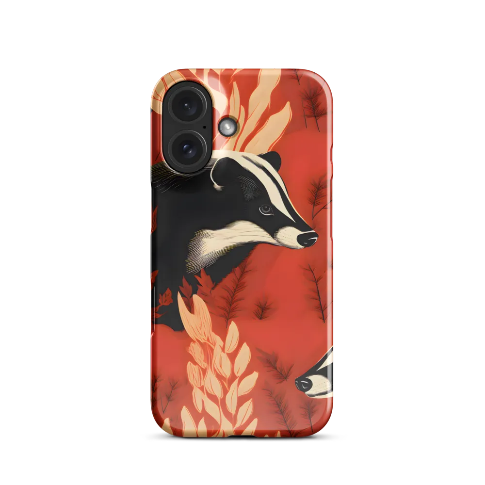 Whimsical Badger Dance | Phone Case