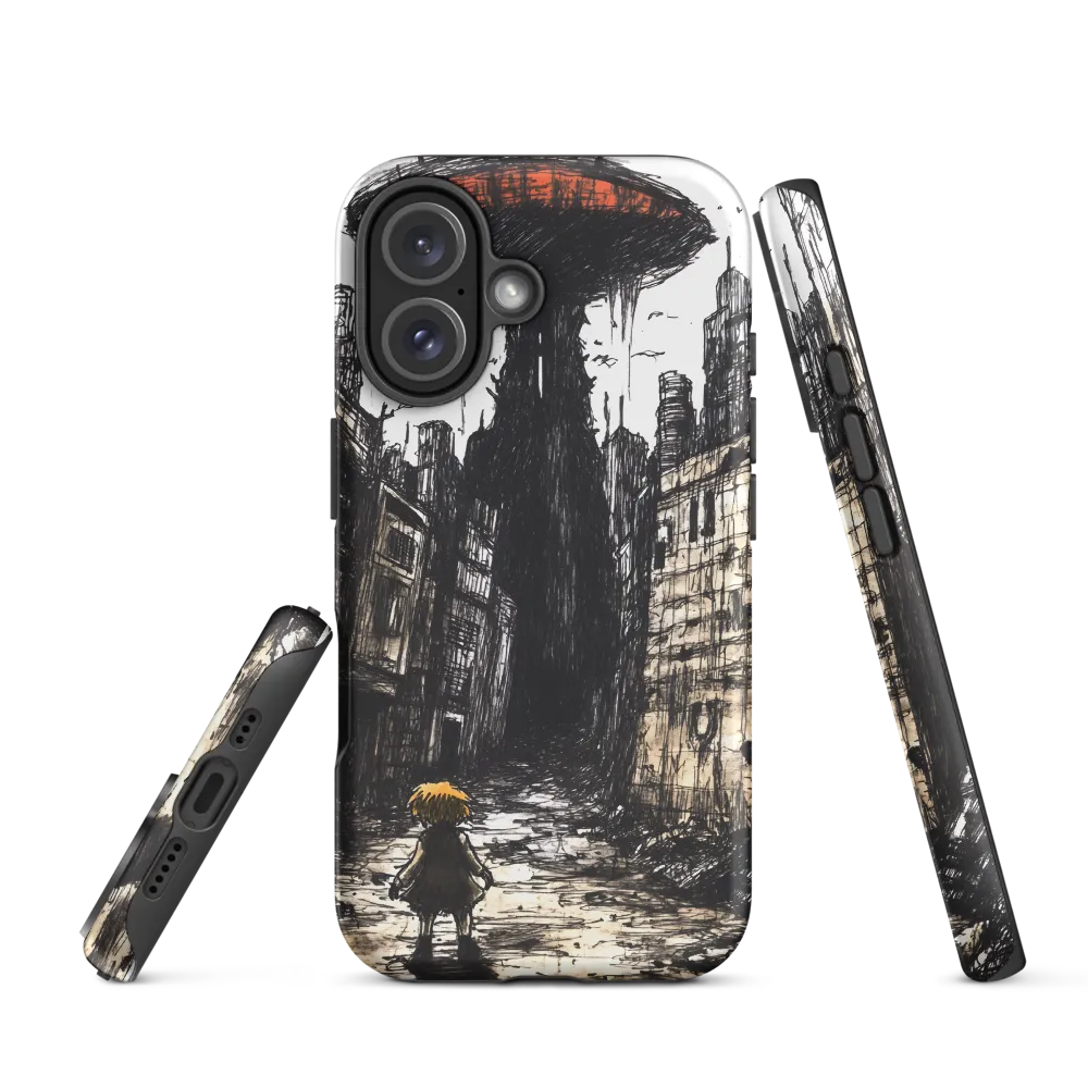 The Descent into Shadows | Phone Case