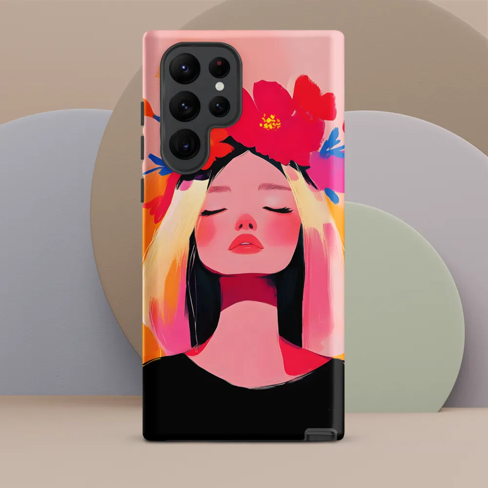 Floral Serenity | Phone Case |  S22 Ultra | Tough Case | Matte