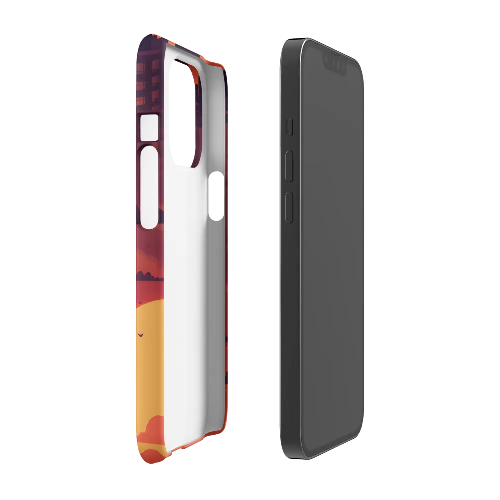 Urban Dusk: A Symphony of Cityscapes | Phone Case |  13 Pro | Snap Case | Matte