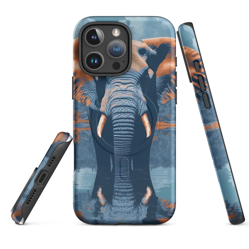 Majestic Reflection: The Elephant's Serenade