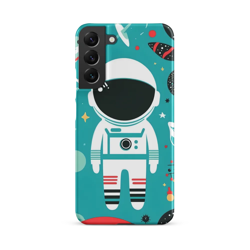 Whimsical Astronaut in Cosmic Wonderland