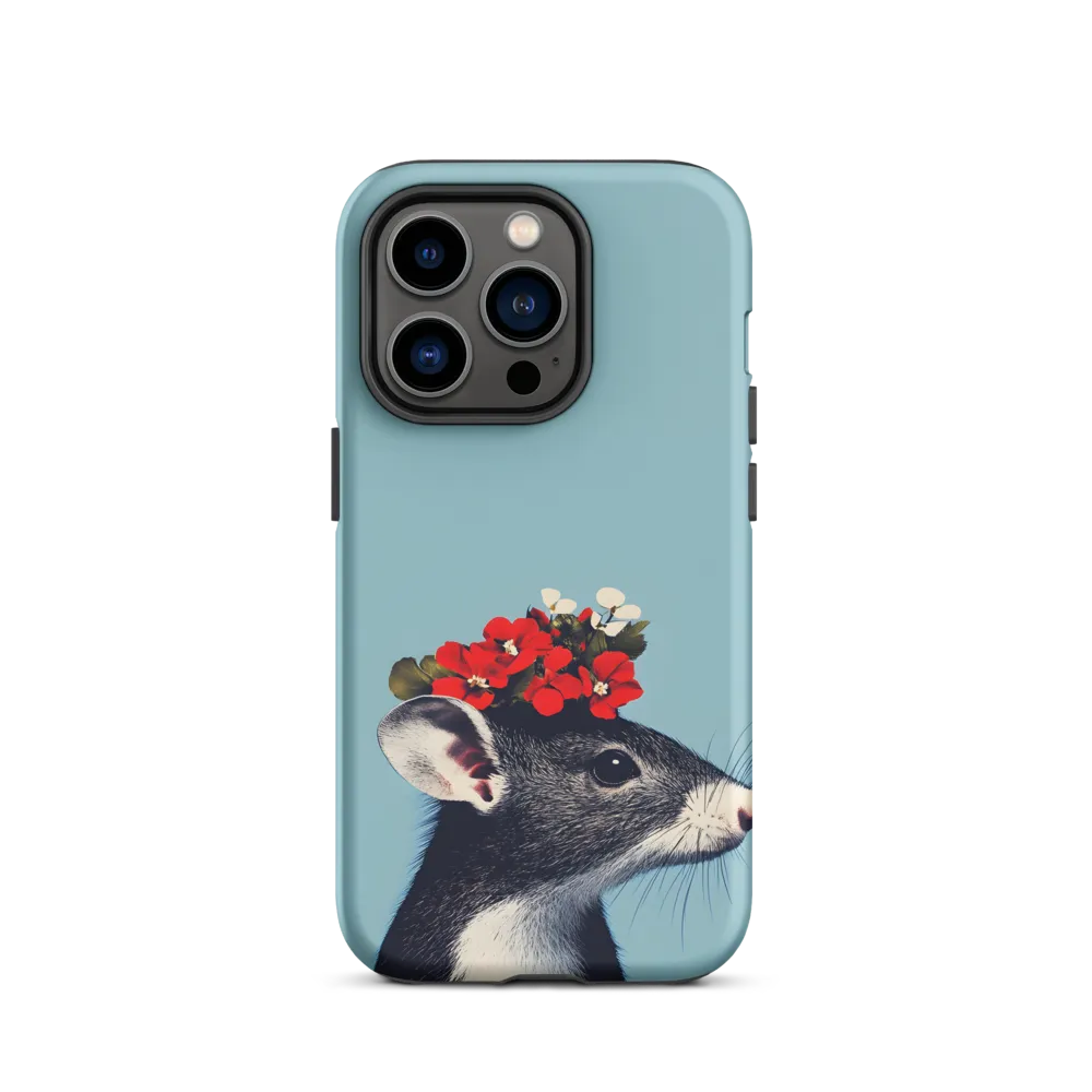 Whimsical Flora: A Mouse's Floral Crown