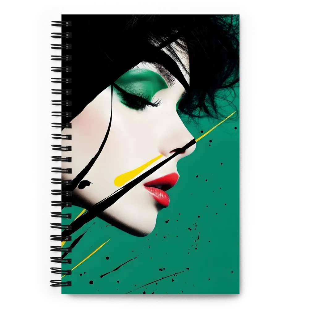 Whispers of Elegance and Boldness | Spiral Notebook