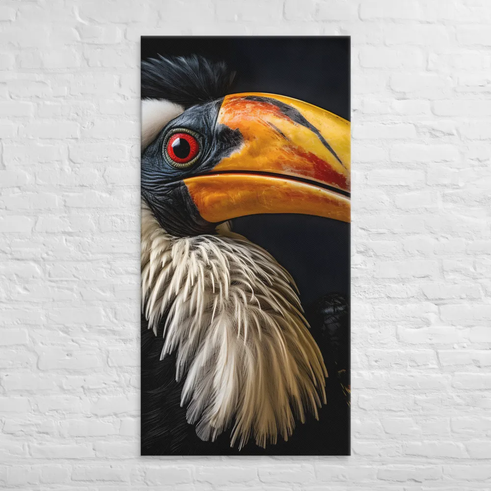 Majestic Hornbill Portrait | Canvas | 30″×60″