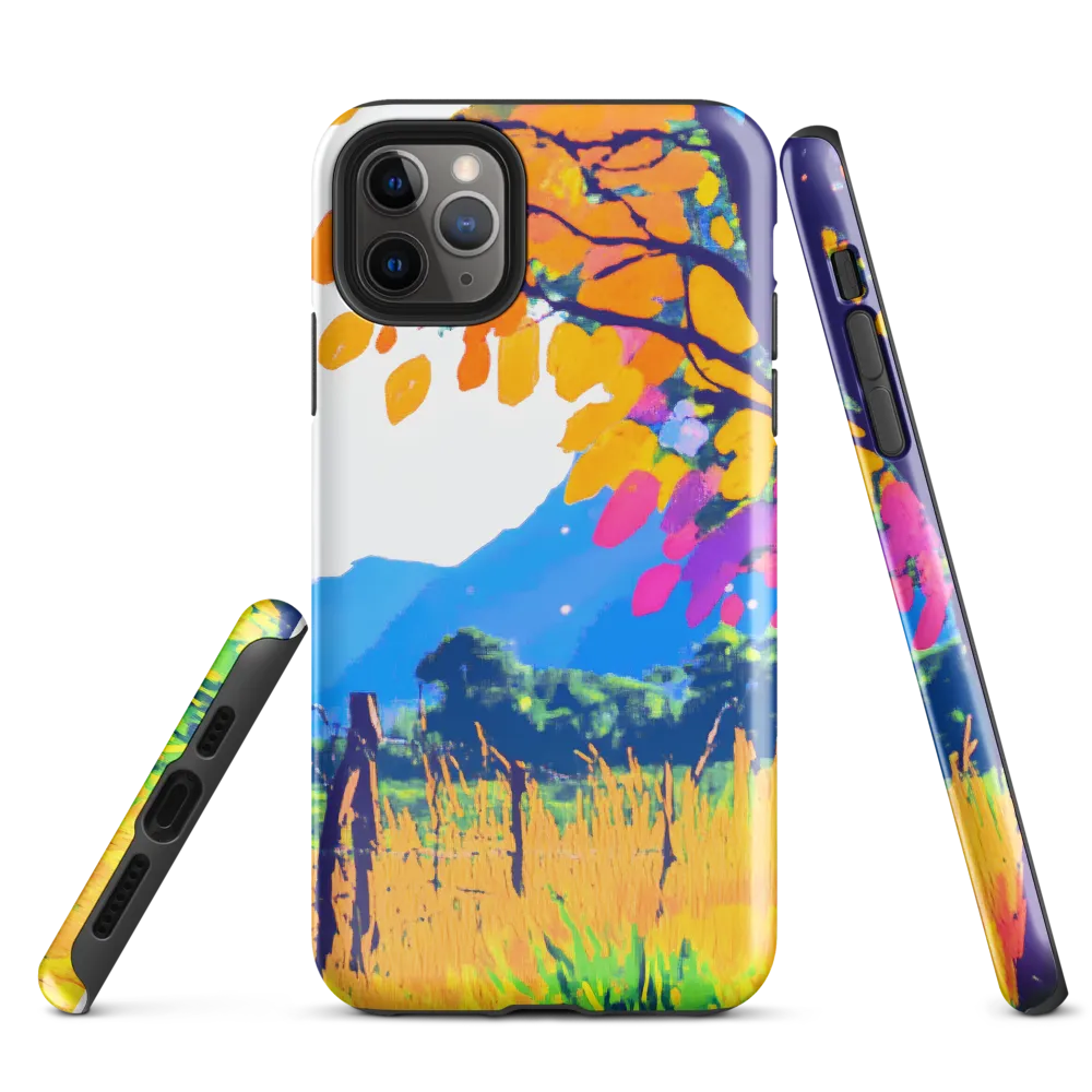 Autumn Serenity in a Vibrant Landscape | Phone Case |  11 Pro Max | Tough Case | Glossy