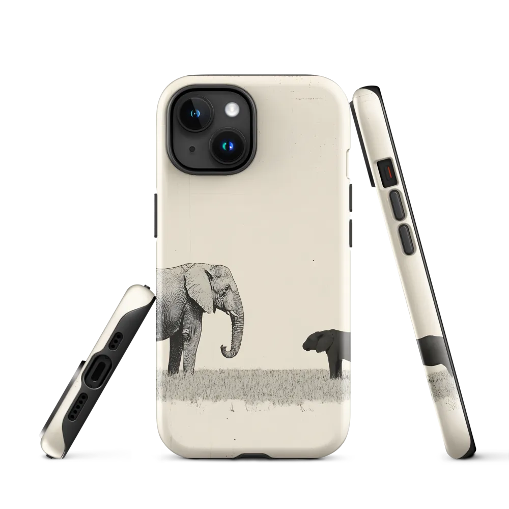 Contrasting Companions | Phone Case |  15 | Tough Case | Glossy