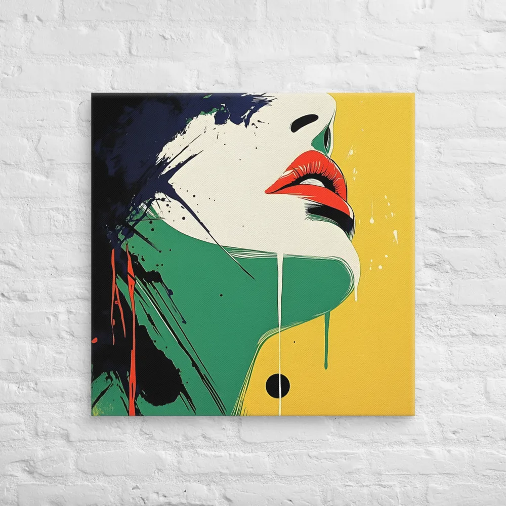 Bold Reflections: A Pop Art Portrait | Canvas | 30″×30″