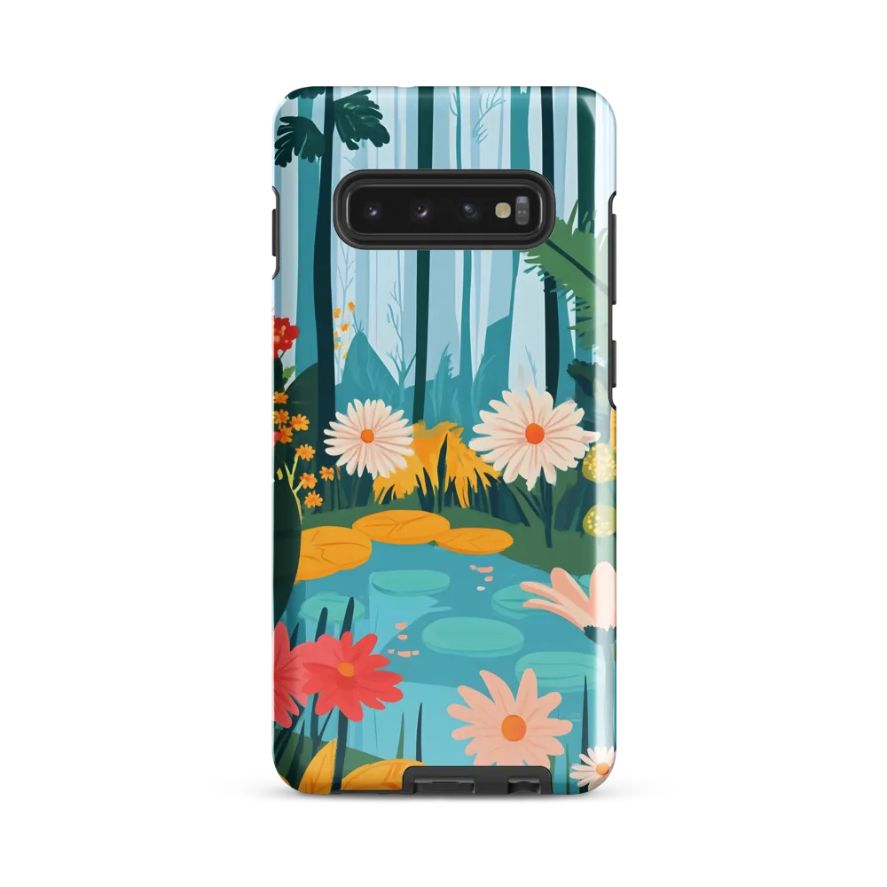 Serenity in Bloom | Phone Case |  S10 Plus | Tough Case | Glossy