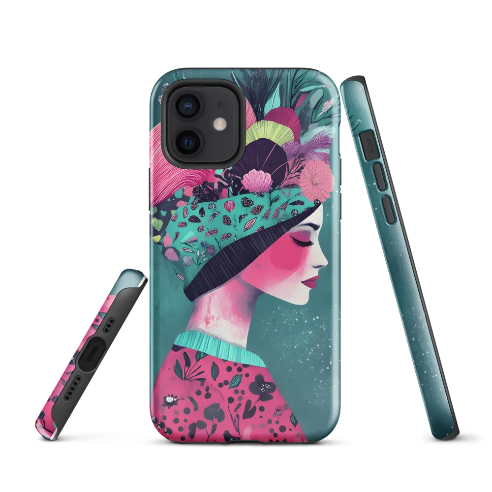 Whimsical Floral Portrait