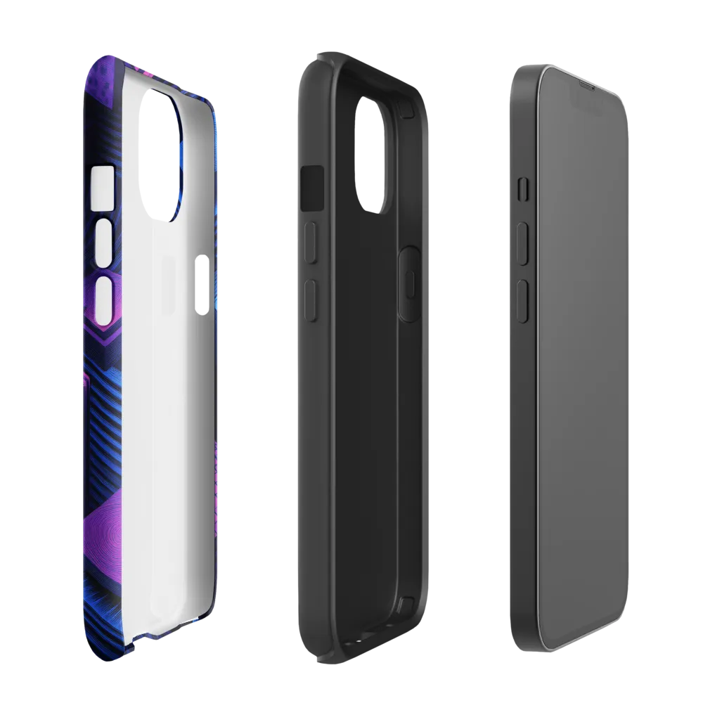 Geometric Dreams in Blue and Purple