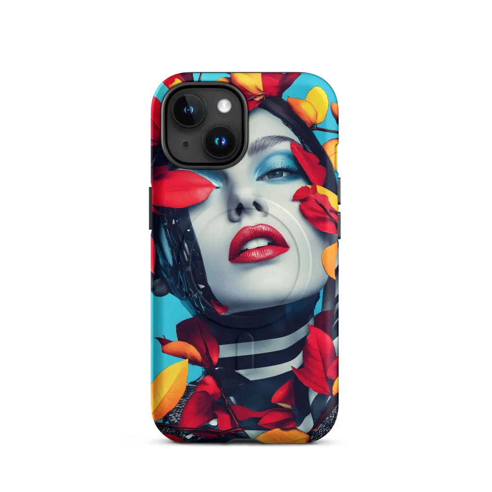 Futuristic Fusion: Nature Meets Technology | Phone Case |  15 | MagSafe® Tough Case | Matte