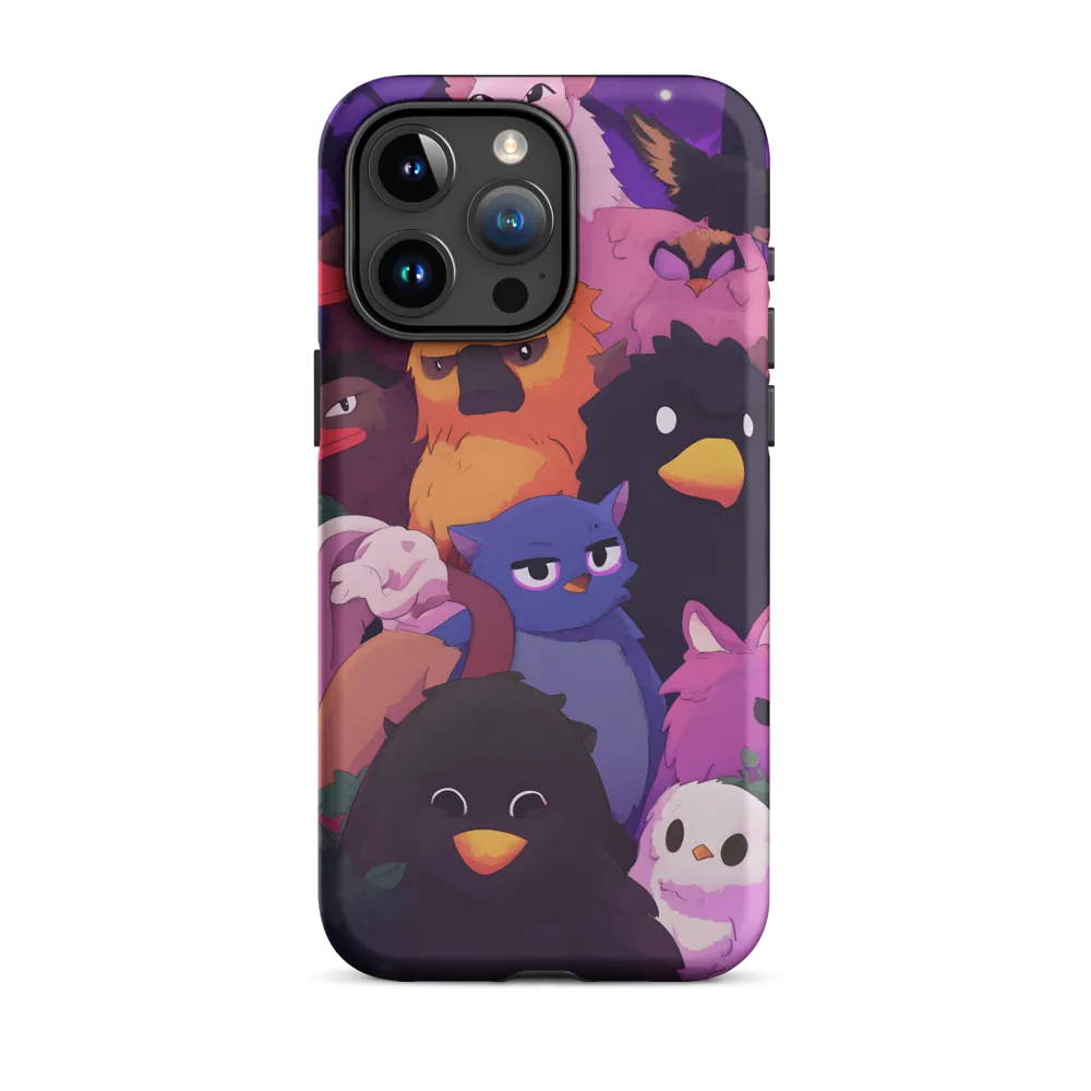 Whimsical Avian Gathering