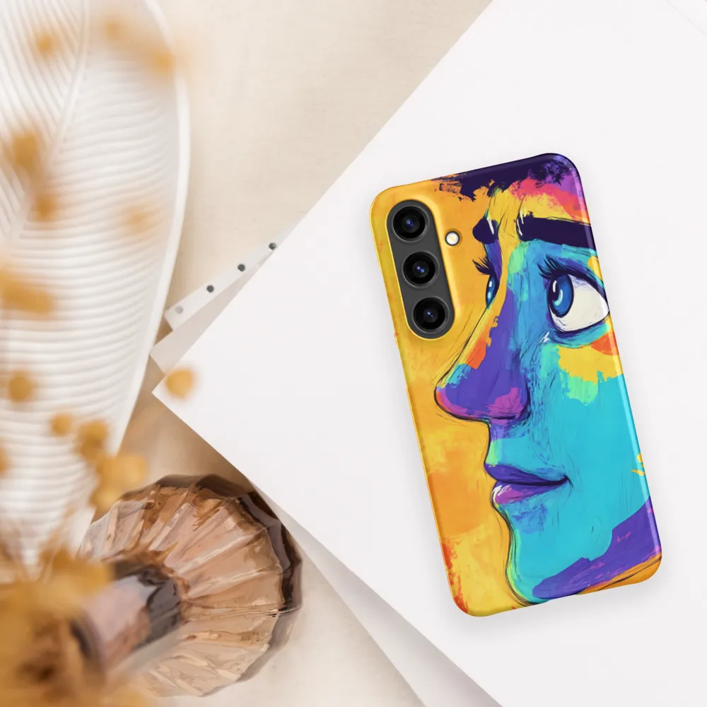 Whispers of Curiosity | Phone Case |  S24 Plus | Snap Case | Matte