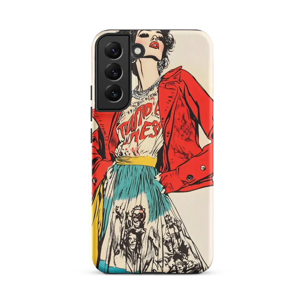 Vibrant Elegance: A Pop Art Fashion Statement