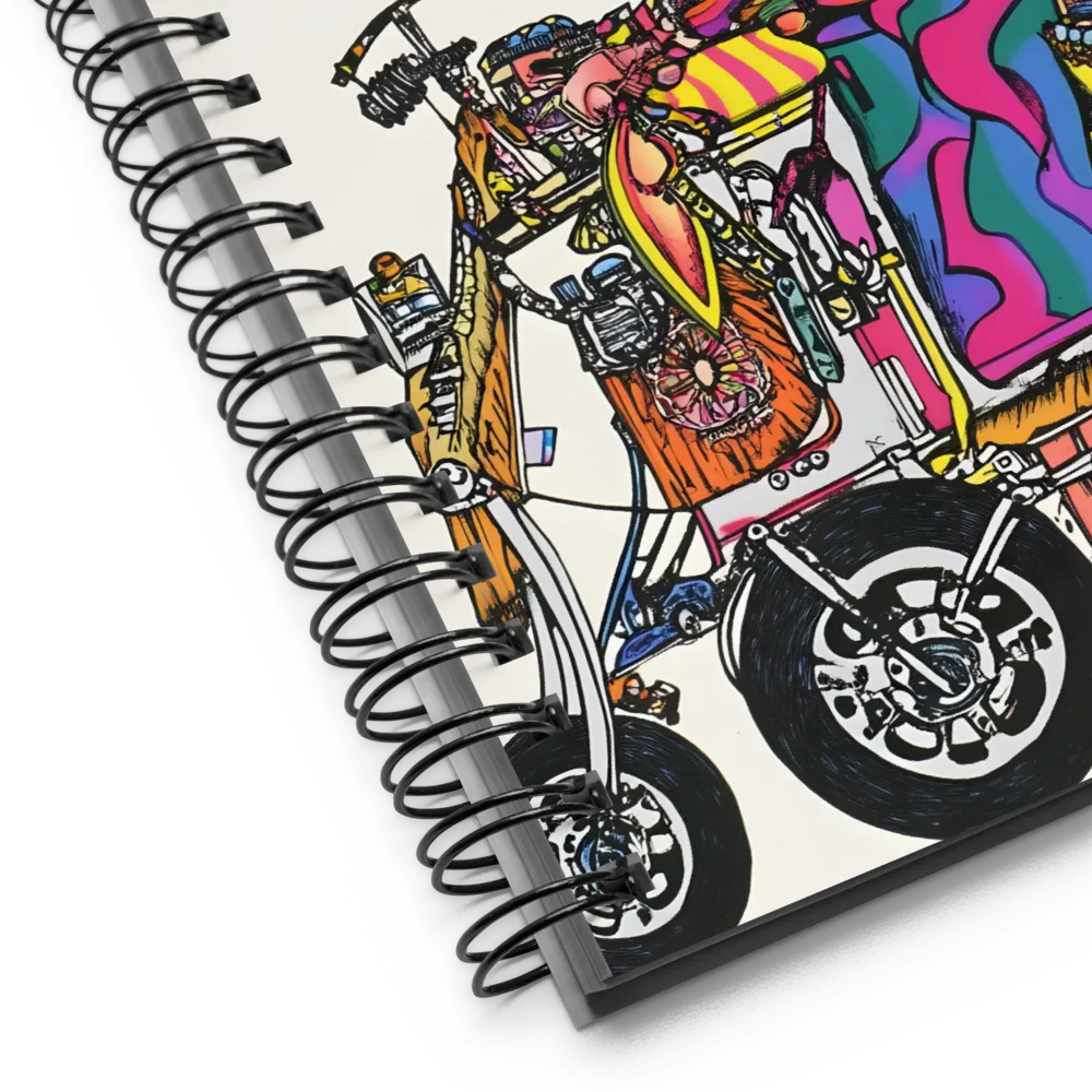 Whimsical Ride | Spiral Notebook