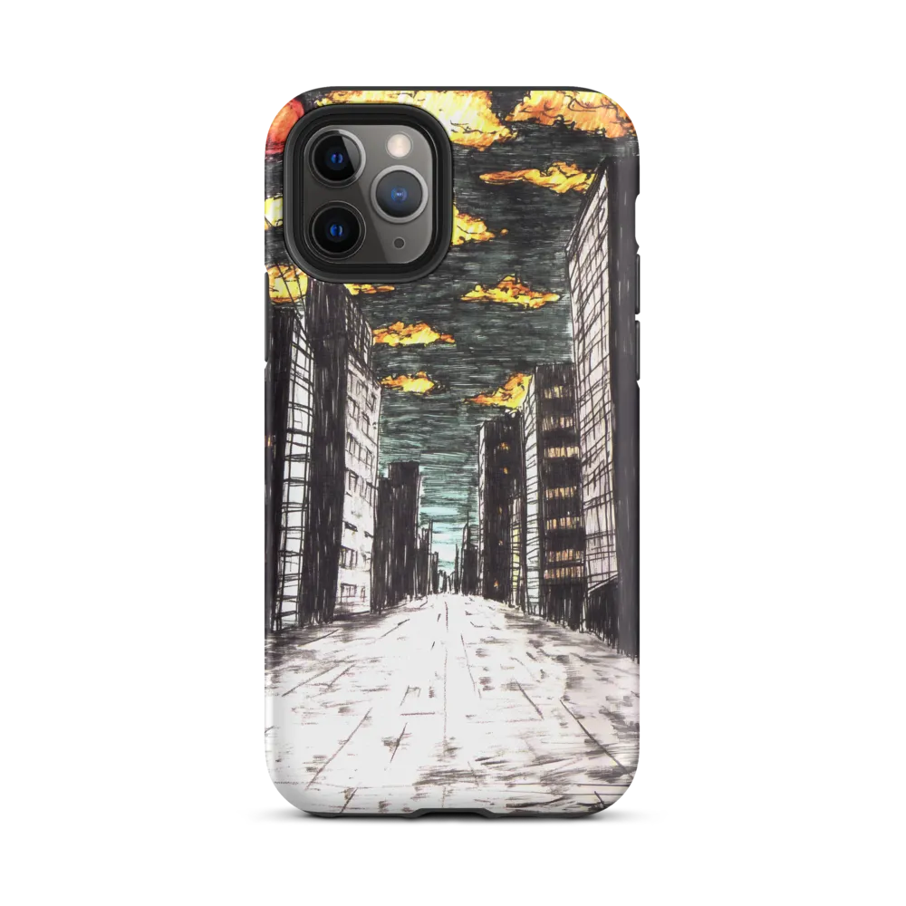 Eclipsed Cityscape