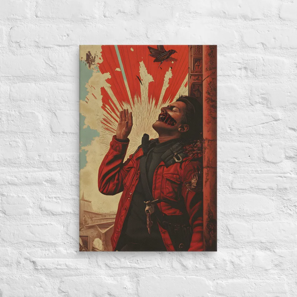 Defiant Echoes of Ruin | Canvas | 16″×24″