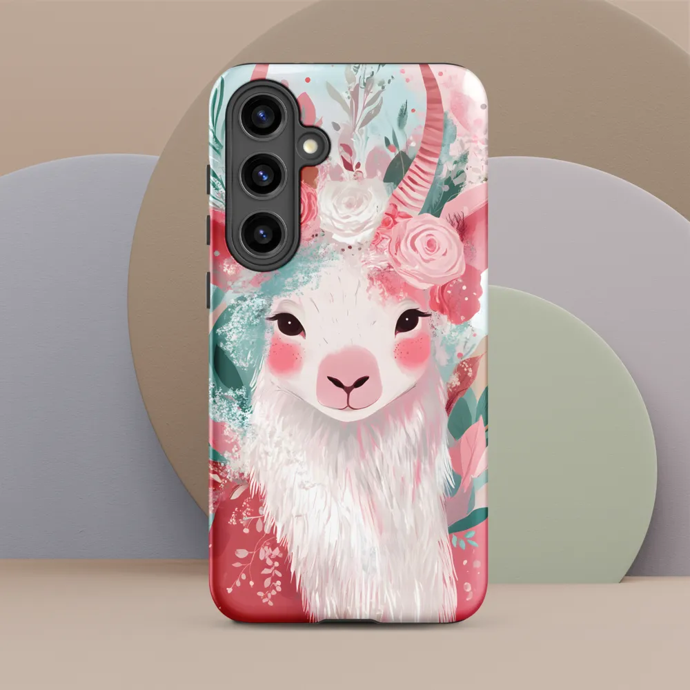 Spring Whimsy: The Floral Goat