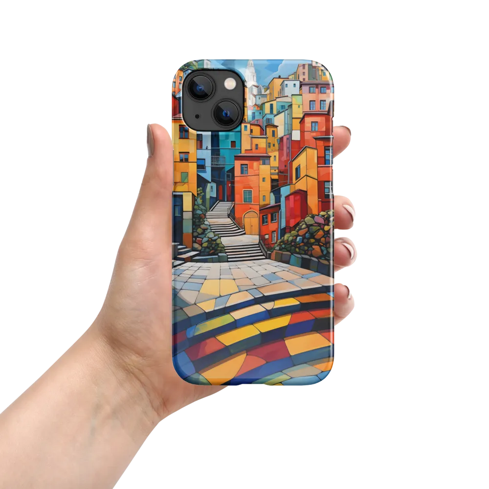 Vibrant Village: A Cubist Journey