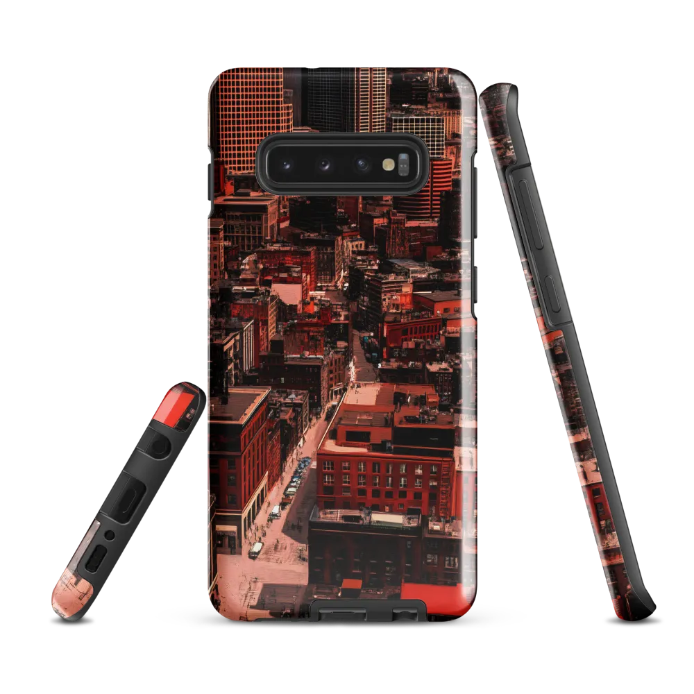 Urban Mosaic: Aerial Perspective | Phone Case |  S10 Plus | Tough Case | Glossy