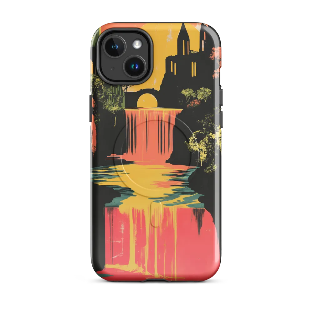 Elysian Echoes: A Surreal Reflections | Phone Case |  14 Plus | MagSafe® Tough Case | Glossy