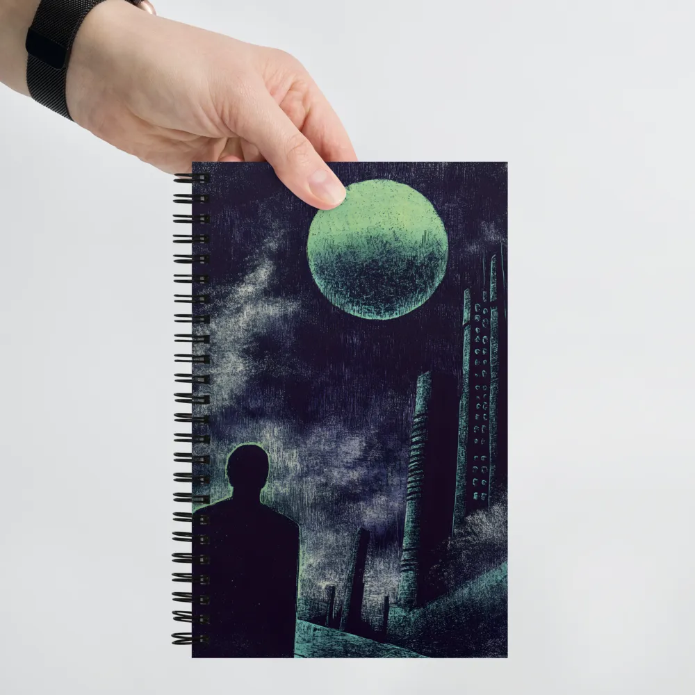 Lunar Solitude | Spiral Notebook