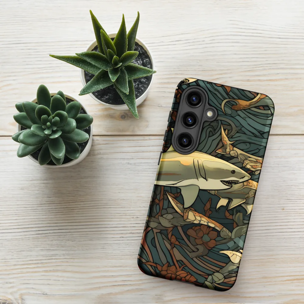Dynamic Harmony of Sharks and Flora
