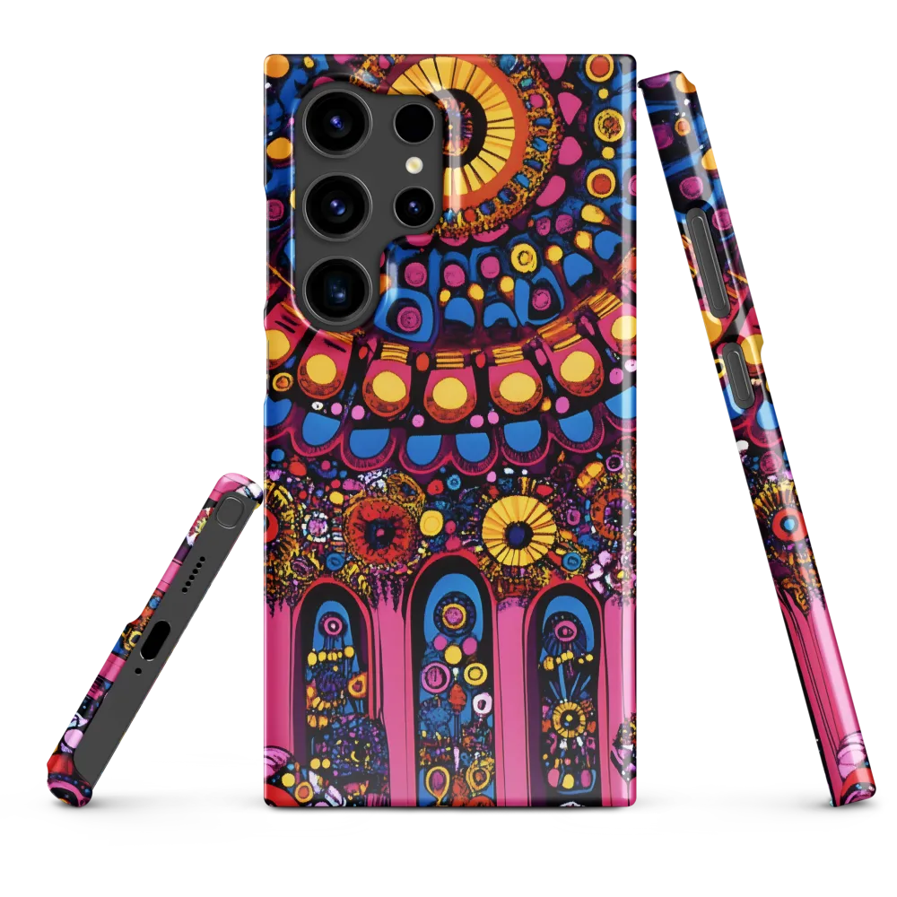 Whimsical Mandala Symphony | Phone Case |  S24 Ultra | Snap Case | Glossy