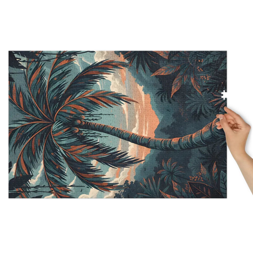 Jungle Horizon 
 Jigsaw Puzzle in Tin Box