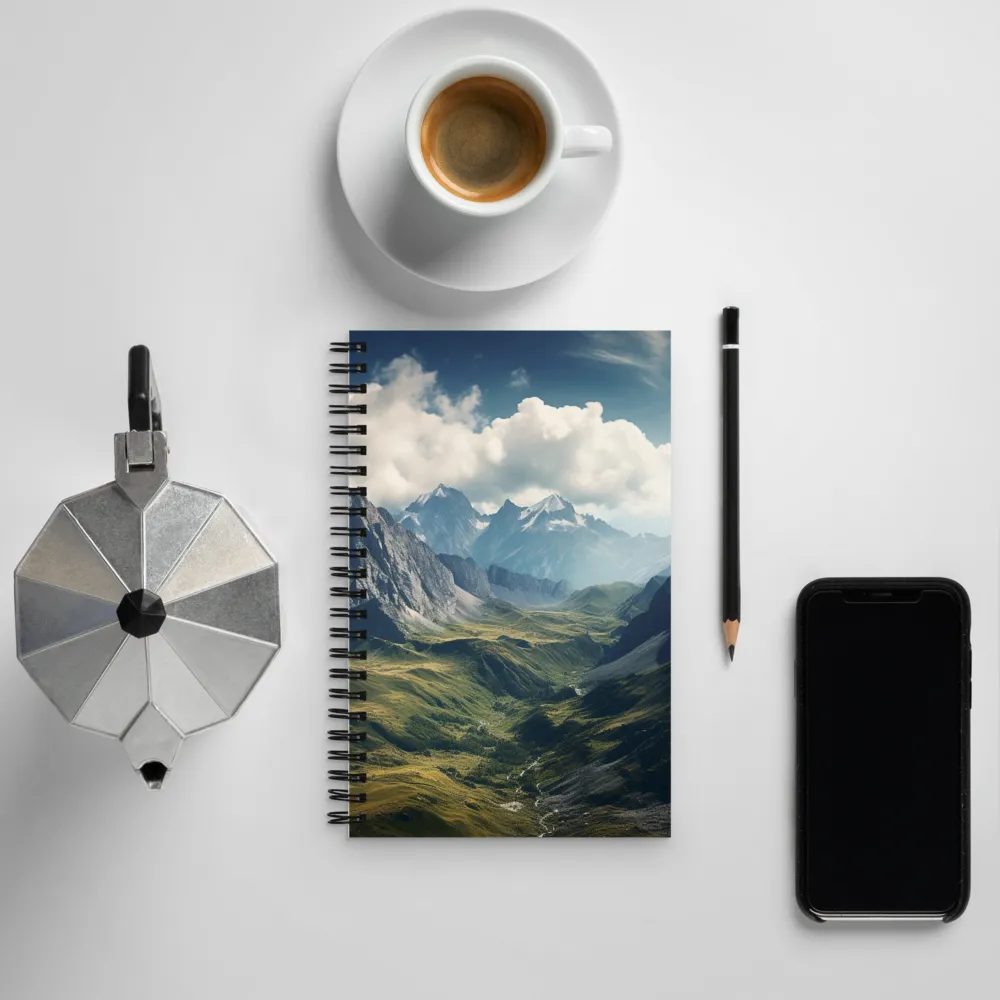 Serenity in the Mountains | Spiral Notebook