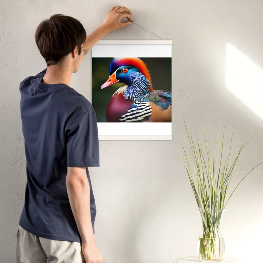 The Majestic Mandarin | Poster With White Wood Hanger | 16″×20″