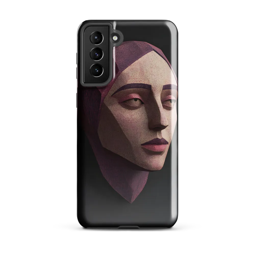 Geometric Elegance: A Contemporary Portrait