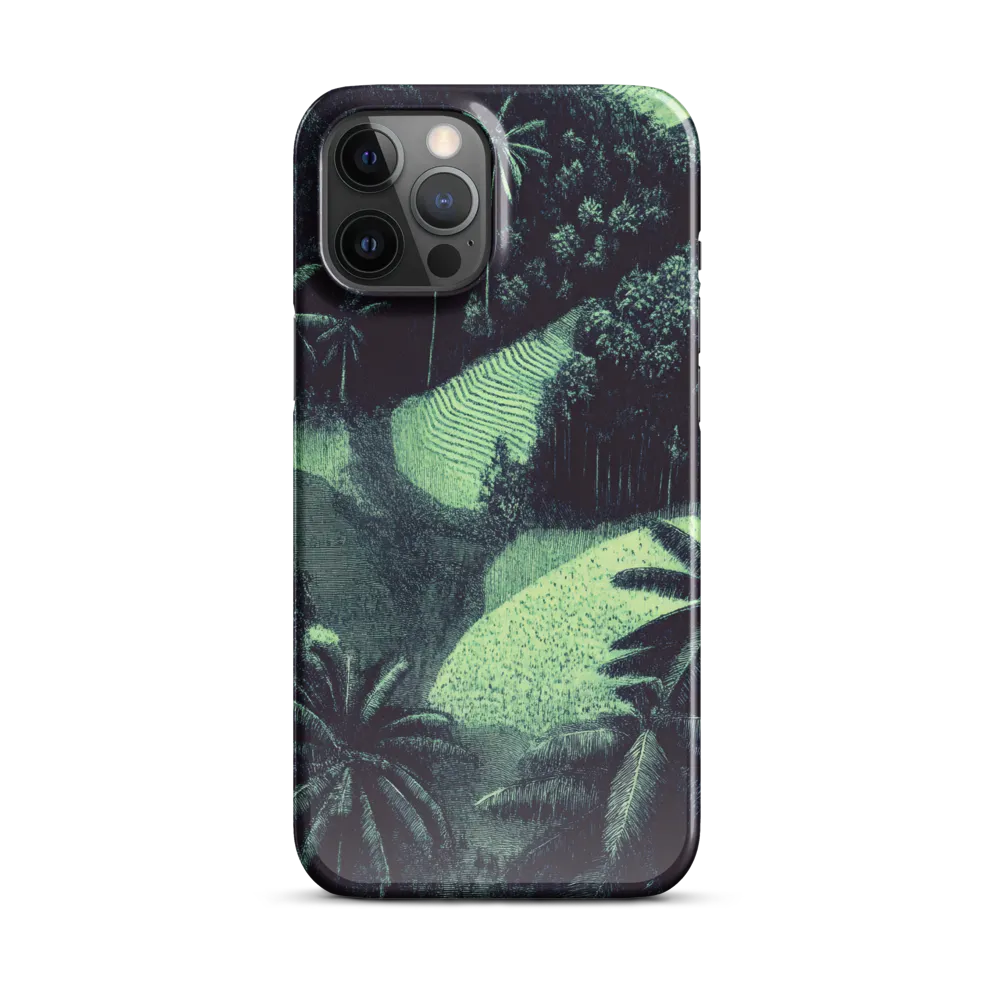 Harmony in Green: A Surreal Landscape