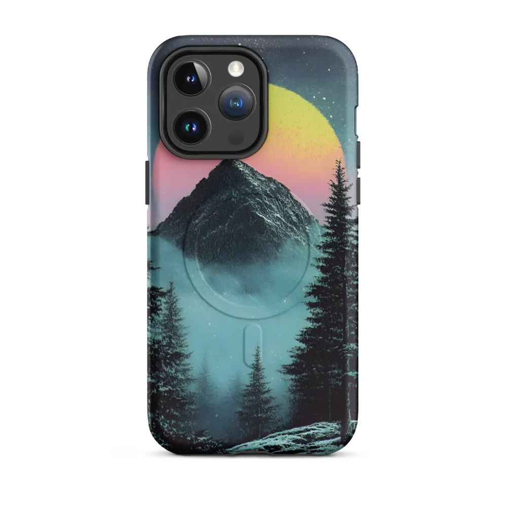 Ethereal Peaks Under Celestial Lights