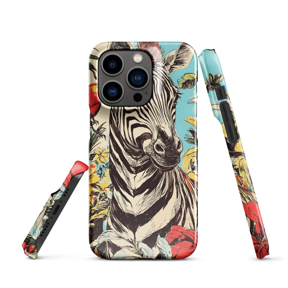 Zebra in Tropical Reverie