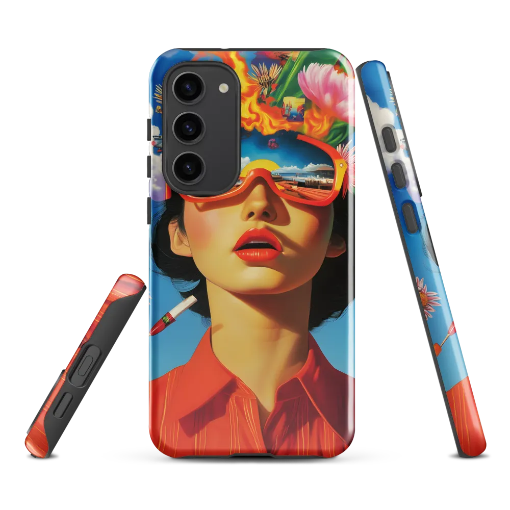 Reflections of Whimsy | Phone Case |  S23 Plus | Tough Case | Glossy
