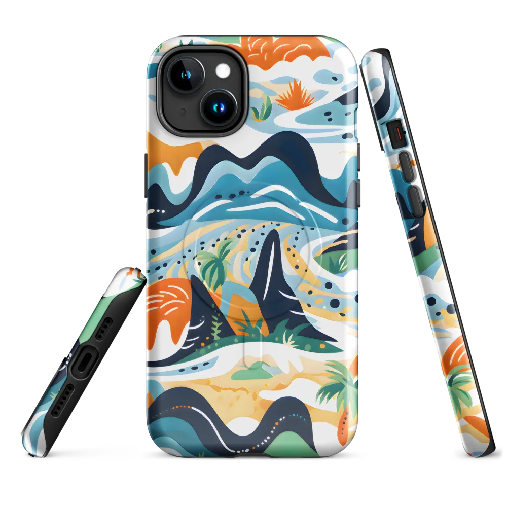 Abstract Tropical Landscape