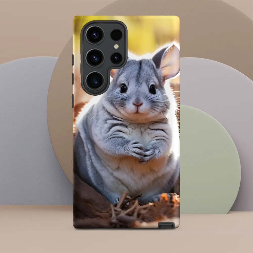 Gentle Whispers of Nature: The Chinchilla | Phone Case |  S23 Ultra | Tough Case | Matte