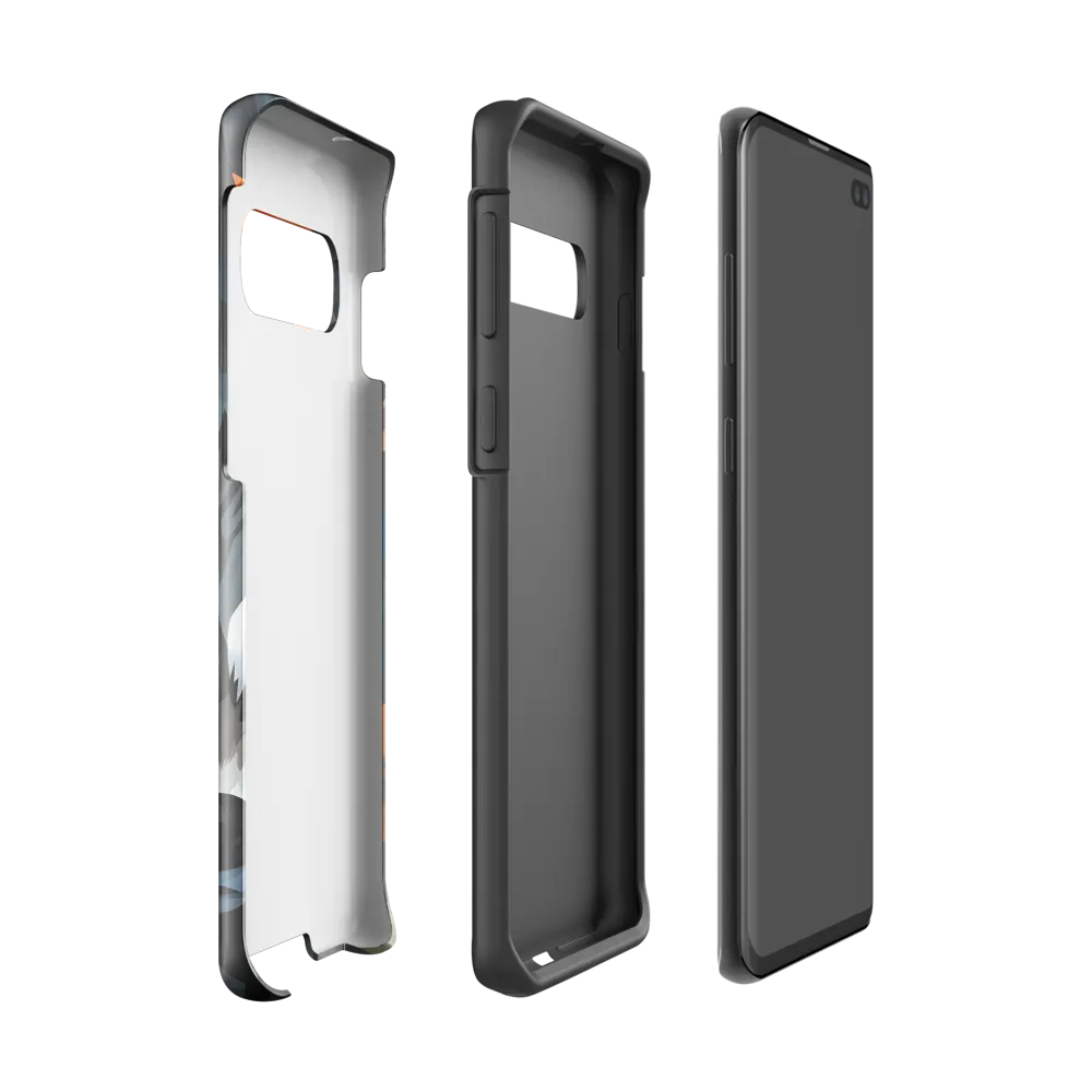 Whispers of Autumn: The Raccoon's Gaze | Phone Case |  S10 | Tough Case | Glossy