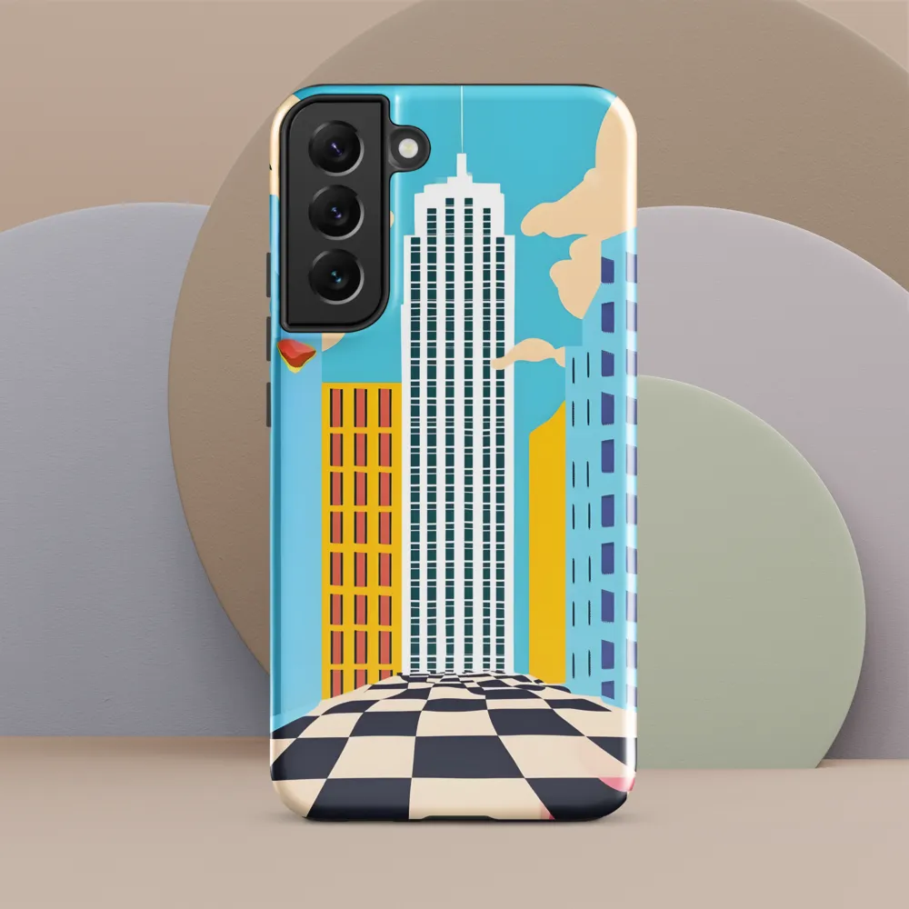 Vibrant Urban Dreamscape | Phone Case |  S22 Plus | Tough Case | Glossy