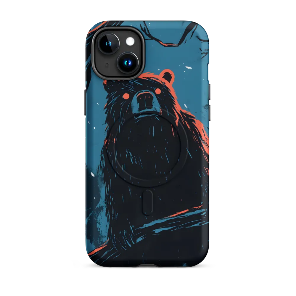 Eerie Majesty: A Bear in the Night
