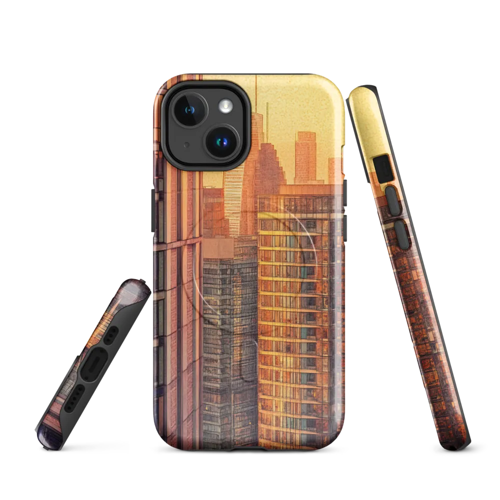 Urban Serenity at Sunset | Phone Case |  14 | MagSafe® Tough Case | Glossy