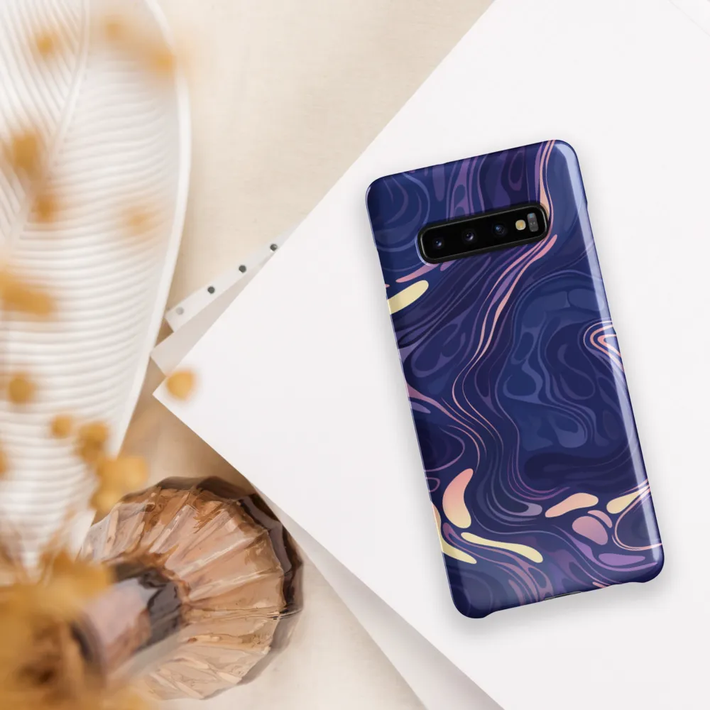 Serene Waves of Color | Phone Case |  S10 Plus | Snap Case | Glossy