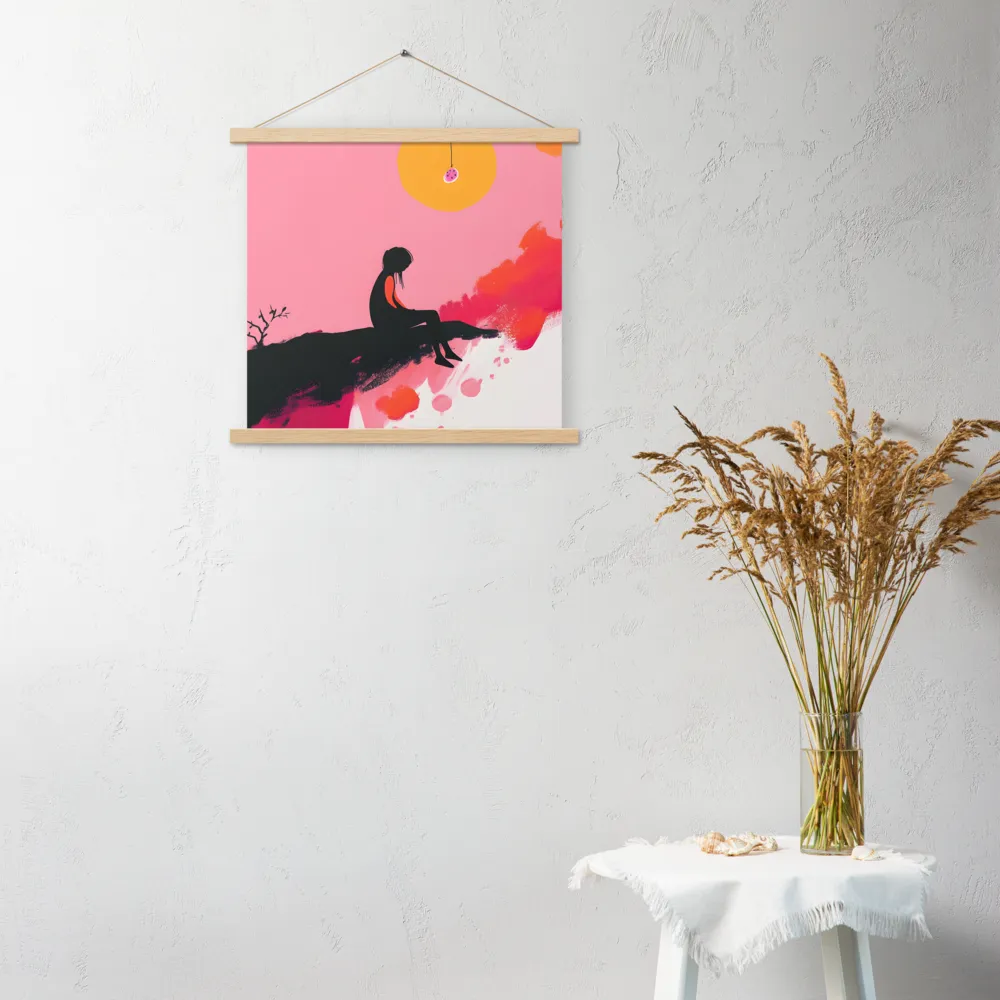 Whispers of the Sun | Poster With Oak Wood Hanger | 18″×18″